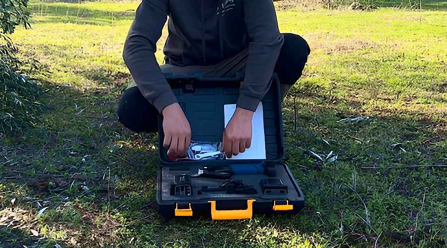 Ψαλίδι Κλαδέματος Μπαταρίας 40mm PRU40 21V 2x4Ah - Βαλίτσα Μεταφοράς